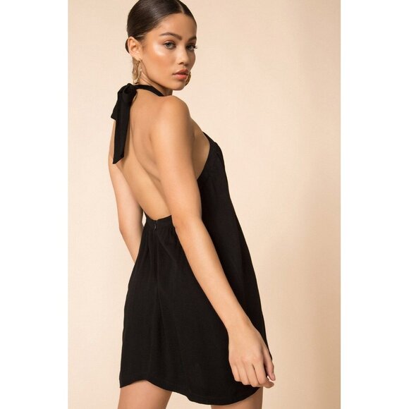 Superdown Trina Shift Dress in Black - Picture 3 of 5